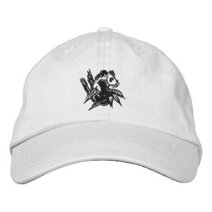 Stilisierte Panda bestickte Cap Kappe