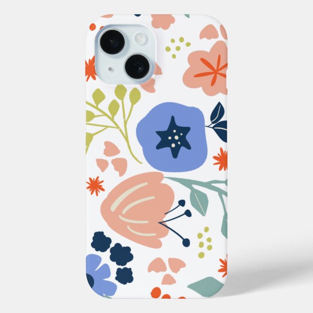 Stilisierte Scandi 052 Case-Mate iPhone Hülle (Rückseite)