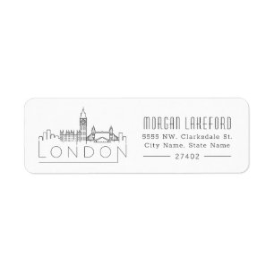 Stilisierte Skyline   Londons