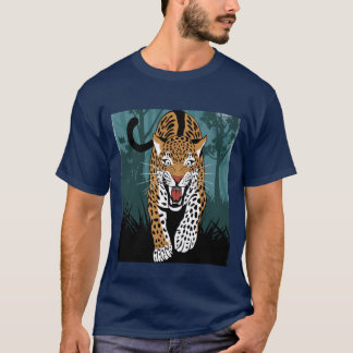 Stilisierte Splitter T-Shirt