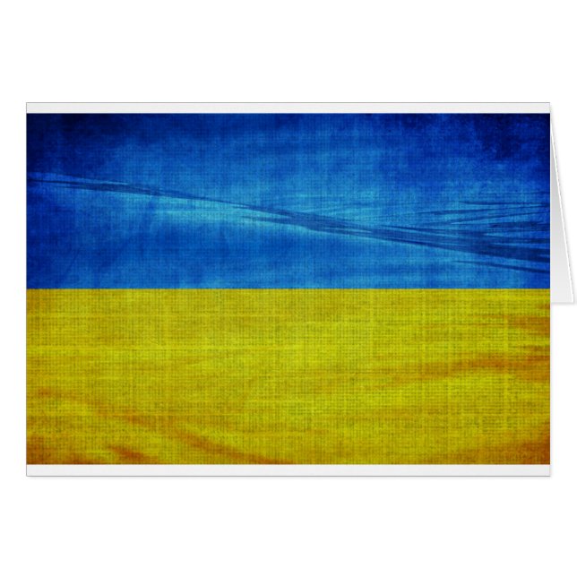 Stilisierte Ukraine-Flagge (Vorderseite (Horizontal))