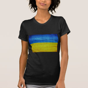 Stilisierte Ukraine-Flagge T-Shirt