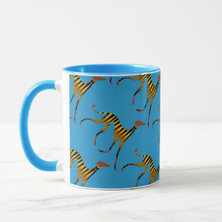 Stilisierter Azawakh-Becher Tasse