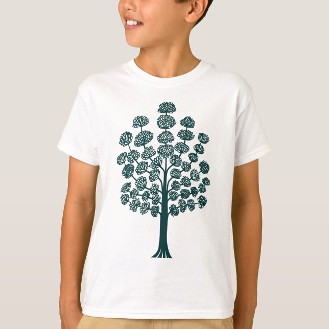 Stilisierter Baum T-Shirt (Vorderseite)