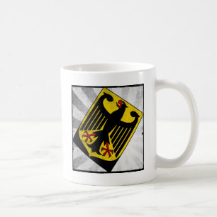 Stilisierter deutscher COA Tasse