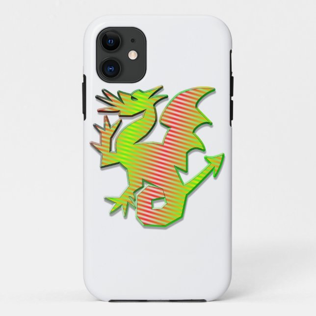 Stilisierter Drache Case-Mate iPhone Hülle (Rückseite)