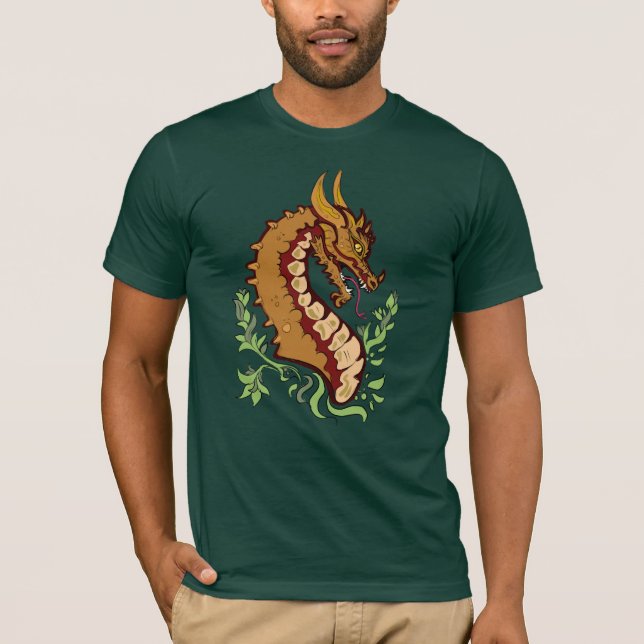 Stilisierter Drache T-Shirt (Vorderseite)