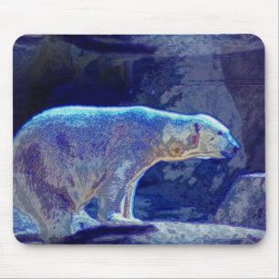 Stilisierter Eisbär Mousepad