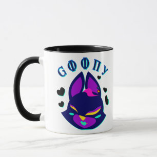 stilisierter Fuchs-Katze-Hybrid Tasse