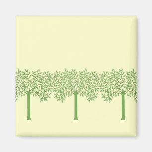 Stilisierter Grünbaum Magnet