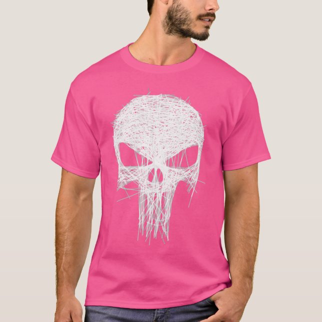 Stilisierter Schädel T-Shirt (Vorderseite)