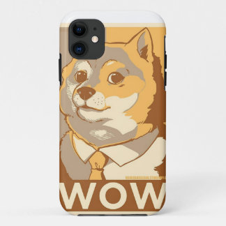 Stilisierter Telefonkasten des Doge wow iPhone 11 Hülle