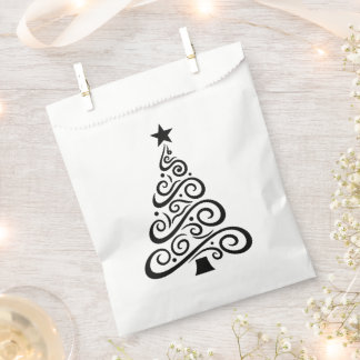 Stilisierter Weihnachtsbaum Geschenktütchen