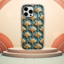Stilisiertes 3D-Art-Deco-Ventilator-Design iPhone 16 Pro Max Hülle