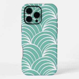 Stilisiertes Art Deco Ventilator Design iPhone 16 Pro Max Hülle