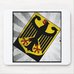 Stilisiertes Deutschland-Wappen Mousepad