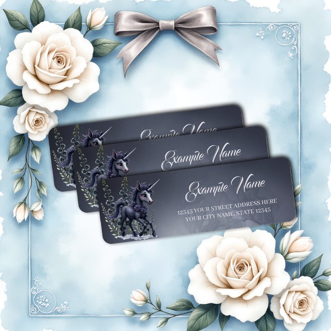 Stilisiertes Einhorn in floraler Pracht. (Von Creator hochgeladen)