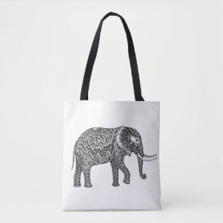 Stilisiertes Fantasie-Elefant-Gekritzel 2