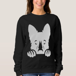 Stilisiertes Hundbild für Hundefreunde Liebe. Sweatshirt
