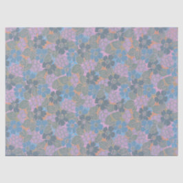 Stilisiertes Retro-Blumenmuster Seidenpapier