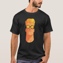 Stilisiertes Retro-inspiriertes T-Shirt