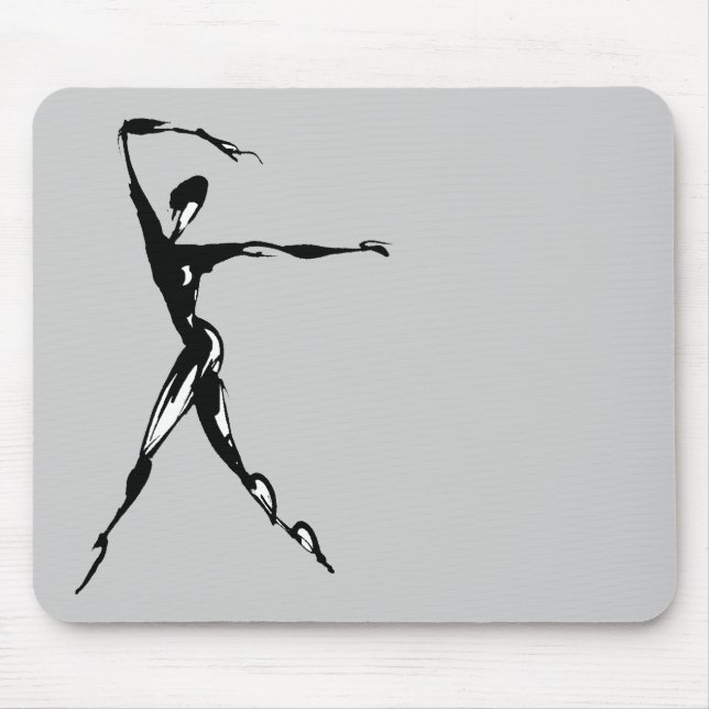 stilisiertes Tanzdesign Mousepad (Vorne)