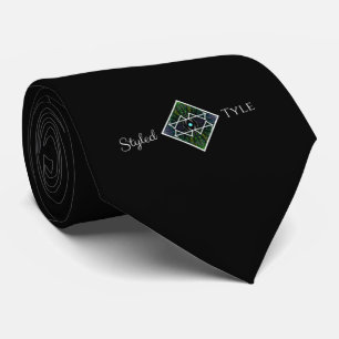 Stilisiertes Tyle-Logo Krawatte