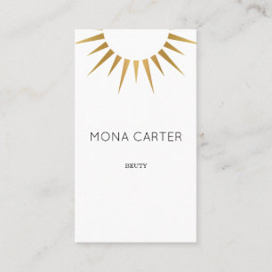 Stilistische Kunst-Dekosonne-Geschäftskarte Visitenkarte