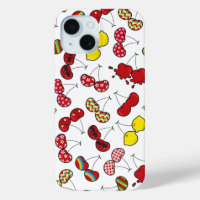 Stilistischer Cartoon Funny Cheeky Red Cherries Mu