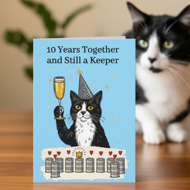 Still a Keeper Ten Tin Cans 10th Anniversary Karte (Von Creator hochgeladen)