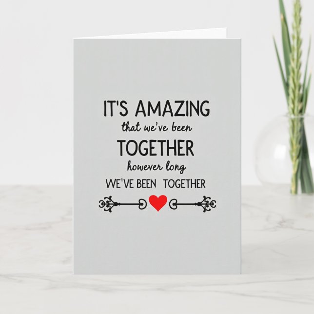 Still Amazing Together Love Card Karte (Vorderseite)