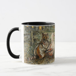 Still beobachtete skurrile Farmhaustiere Tasse