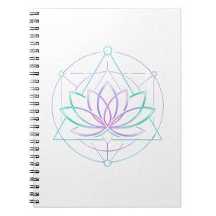 Still I Bloom Neon Lotus Journal Notizblock