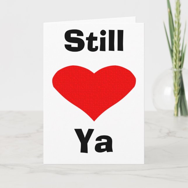 Still Liebe Ya Feiertagskarte (Vorderseite)