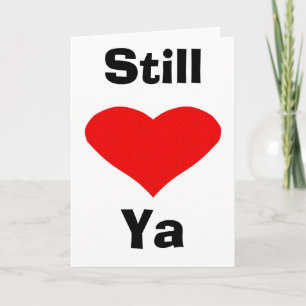 Still Liebe Ya Feiertagskarte