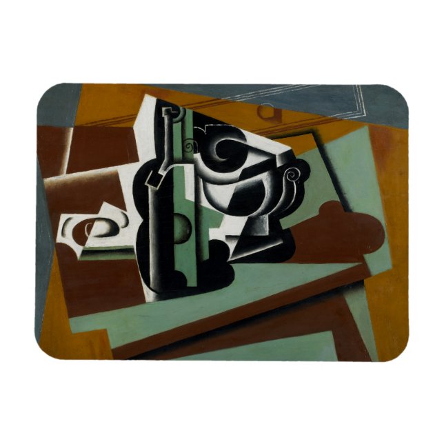 Still Life, 1917 (Öl auf Tafel) Magnet (Horizontal)