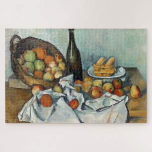 Still Life Apfel Basket Cezanne Malerei Kunst Puzzle