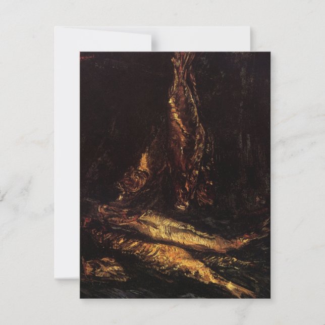 Still Life Bloaters von Vincent van Gogh Einladung (Vorderseite)