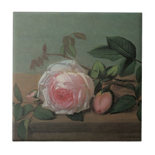 Still Life-Blume an der Lecke von Otto Ottesen Fliese