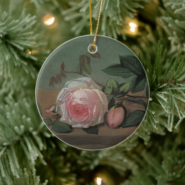 Still Life-Blume an der Lecke von Otto Ottesen Keramikornament (Baum)