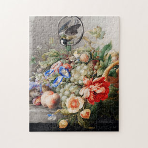 Still Life Blume und Früchte Klassische Kunst Puzzle