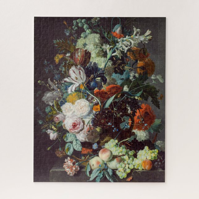 Still Life Blume und Obst von Jan van Huysum Puzzle (Vertikal)