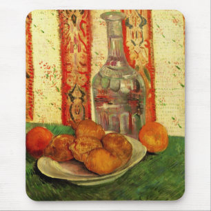 Still Life Decanter und Zitronen von Vincent van G Mousepad