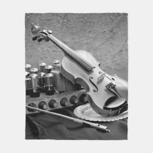 Still life fine art photography on musician techno fleecedecke