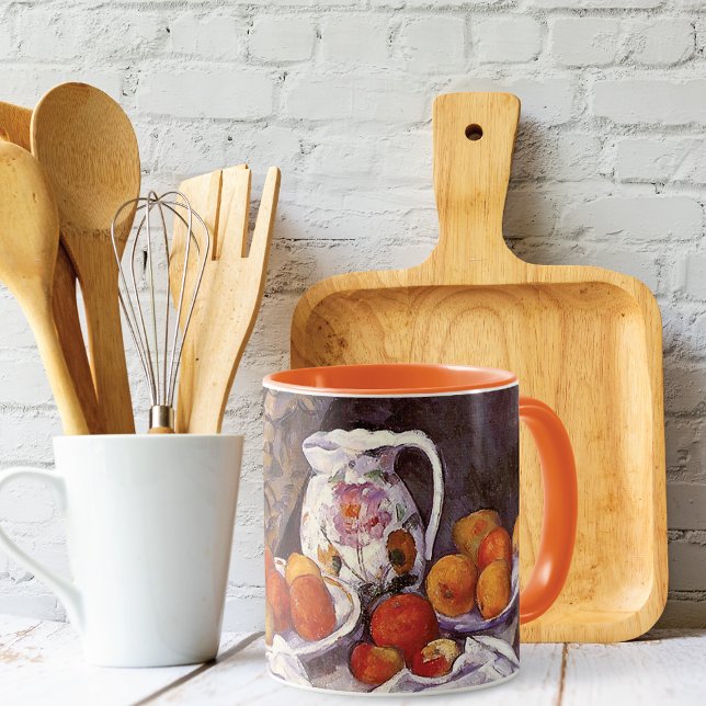 Still Life Fruit Pitcher Cezanne Tasse (Von Creator hochgeladen)