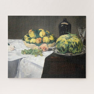 Still Life Lemon Pfirsiche von Manet Impressionist Puzzle