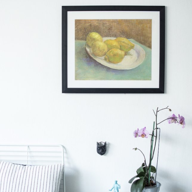 Still Life Lemons on a Plate by Vincent van Gogh Poster (Von Creator hochgeladen)