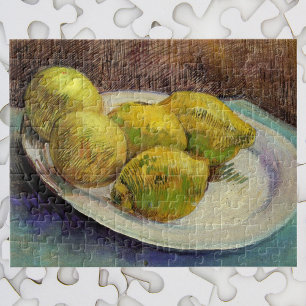Still Life Lemons on a Plate by Vincent van Gogh Puzzle