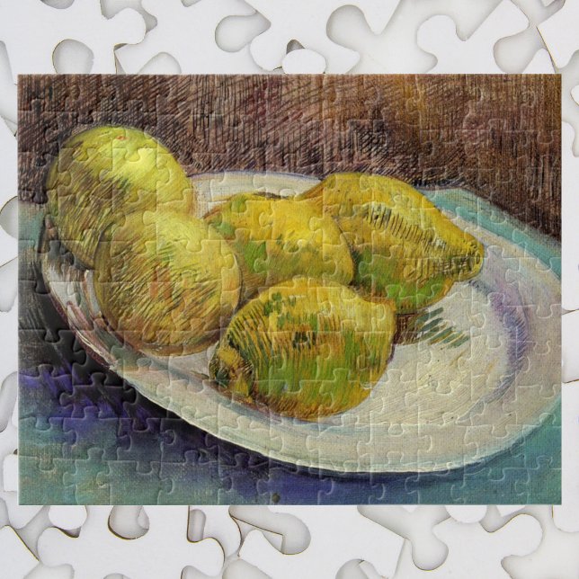 Still Life Lemons on a Plate by Vincent van Gogh Puzzle (Von Creator hochgeladen)