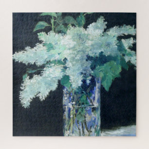 Still Life Lilac Bouquet von Manet Impressionist Puzzle